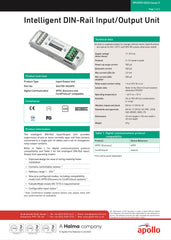Apollo Intelligent DIN-Rail Input/Output Unit SA4700-302APO