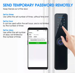 Automatic Door Smart Lock Digital Biometric Fingerprint Door Lock with 2 Key. FIXES-HUB