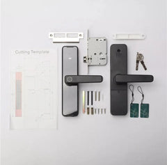 Automatic Door Smart Lock Digital Biometric Fingerprint Door Lock with 2 Key. FIXES-HUB