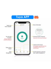 Automatic Door Smart Lock Digital Biometric Fingerprint Door Lock with 2 Key. FIXES-HUB