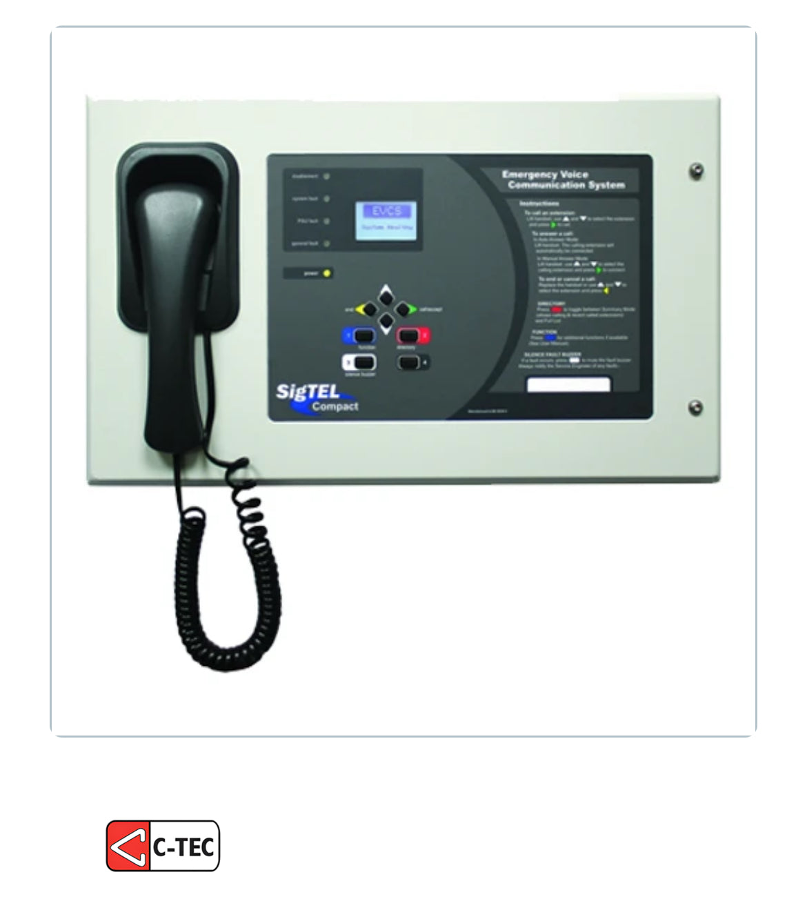 Broadcasting Master Control Emergency Router C-TEC SigTEL | 4 Way Master Controller - Emergency Refuge Alarm – FIXES-HUB