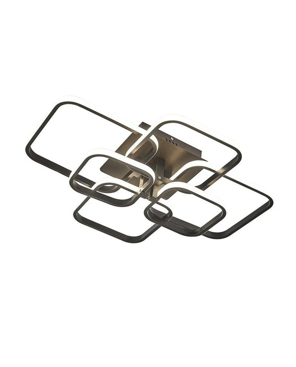 Contemporary LED Energy-efficient Light-adjusted Semi Flush Ceiling Light