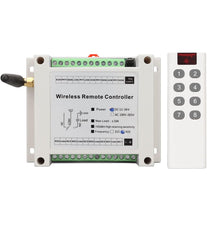 DC 12V-36V Wireless RF Remote Control Switch - 8 Channel Relay Module 433Mhz Transmitter Receiver Kit for Lights