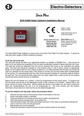 EDA C5000 Zerio Plus Manual Call Point