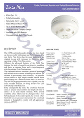 EDA D6030 Zerio Plus Wireless Heat Detector with Sounder Beacon