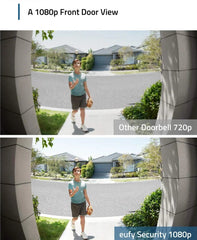 Eufy Security Video Doorbell Wireless C210 (S200) Battery Kit with Chime, Wi-Fi Connectivity, 1080p Resolution, No Monthly Fee, 120-Day Battery, AI Detection, 2-Way Audio Wire-Free Doorbell Camera FIXES-HUB