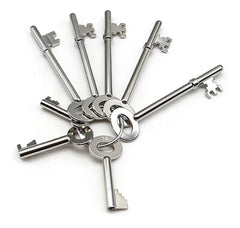 Fire Brigade Keys Full Set 9Pcs with FB1 FB2 FB4 FB11 FB14 Universal Fire Door & Firemans Drop Key for Emergency Access