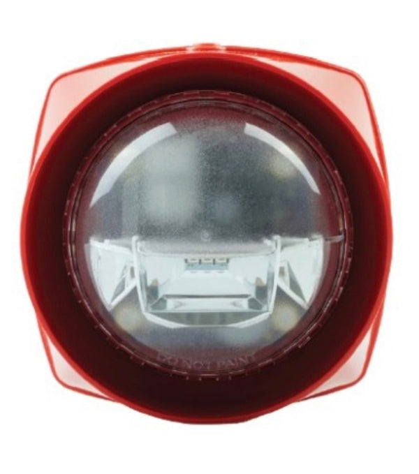 Gent IP66 Weatherproof Red Body High Power Voice Sounder with Red VAD - S3EP-V-VAD-HPR-R