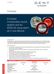 Gent IP66 Weatherproof Red Body Sounder - S3EP-S-R