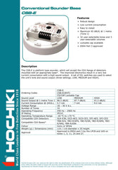 Hochiki Conventional Sounder Base - Ivory Case