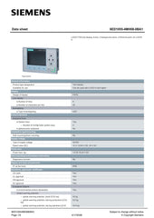 LOGO! TD text display 6-line 3 background colors 2 Ethernet ports 6ED1055-4MH08-0BA1 SIEMENS