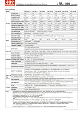 MEAN WELL LRS-100-24
24V, 4.5A, 108W, Enclosed Power Supply FIXES-HUB