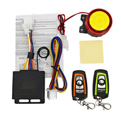 Motorcycle Alarm System 1-Way Motorcycle Anti Theft Kit Car Security Alarm System DC 12V 125dB Built in Vibration