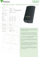 Paxton P50 Proximity Reader 353-110