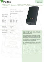 Paxton P50 Proximity Reader 353-110