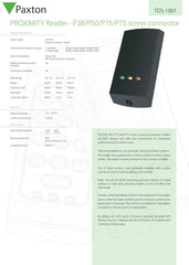 Paxton P75 Proximity Reader 373-110