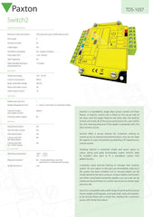 Paxton Switch2 Controller 405-321