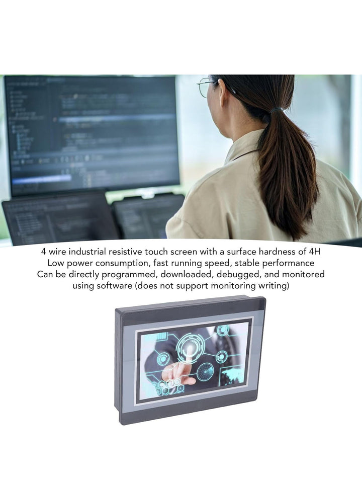 PLC HMI Touchscreen with DC24V 5A Programmable Logic Controller – FIXES-HUB