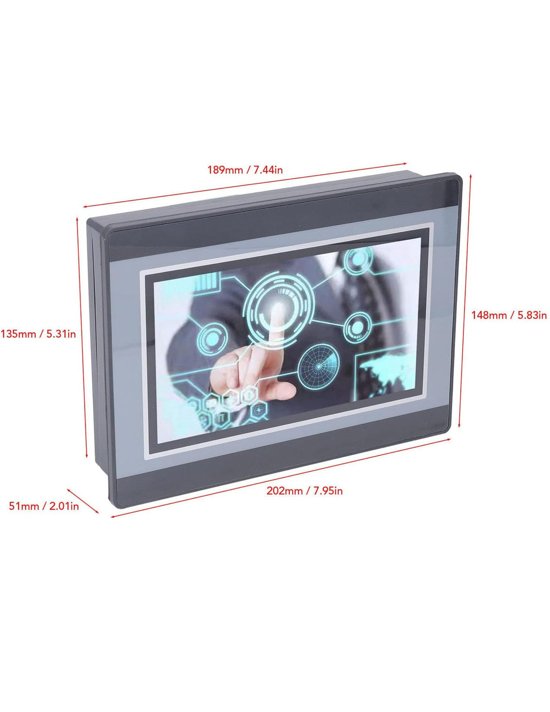 PLC HMI Touchscreen with DC24V 5A Programmable Logic Controller – FIXES-HUB