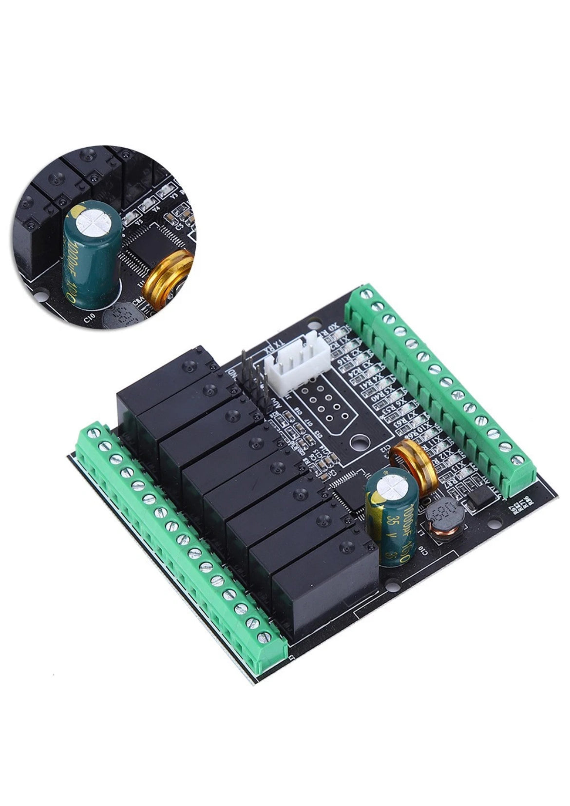 Plc Industrial Control Board Programmable Logic Controller Relay Outpu ...