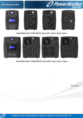 PowerWalker Basic VI 1000 STL Line Interactive…