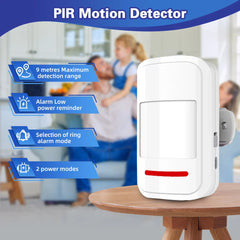 Remote Control PIR Motion Sensors Arm/Disarm SOS for Elder Kids