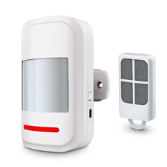 Remote Control PIR Motion Sensors Arm/Disarm SOS for Elder Kids - GRAY