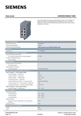 SCALANCE XB005 unmanaged Industrial Ethernet Switch 6GK5005-0BA00-1AB2 SIEMENS