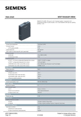SIMATIC ET 200SP TM count 1x 24 V Counter module 6ES7138-6AA01-0BA0 SIEMENS