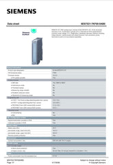 SIMATIC S7-1500 analog input module AI 8xU/I/RTD/TC ST 16 bit resolution 6ES7531-7KF00-0AB0 SIEMENS