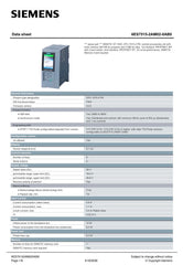 SIMATIC S7-1500 CPU 1515-2 PN 6ES7515-2AM02-0AB0 SIEMENS