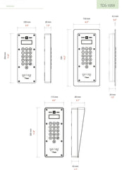 Standard Panel with Rain Hood Surface Mount 337-410