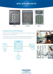 Vanderbilt ACT5-EM Prox Reader with Keypad 128 Codes. FIXES-HUB