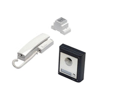 Videx 1 Way Surface 4000 Series Audio Kit (3 + 1) with 3011 Telephone + 321 PSU (Suffix /Bl for Gun Metal Gray Fascia)