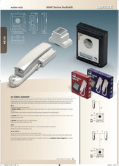 Videx 1 Way Surface 4000 Series Audio Kit (3 + 1) with 3011 Telephone + 321 PSU (Suffix /Bl for Gun Metal Gray Fascia)