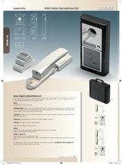 Videx 1 Way Surface 4000 Series Audio Kit (3 + 1) with 3011 Telephone + 321 PSU (Suffix /Bl for Gun Metal Gray Fascia)
