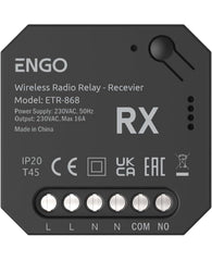 Wireless Boiler Control Relay 230V Receiver and Transmitter 868 MHz Volt Free Heating System Switch DIN Rail Pump