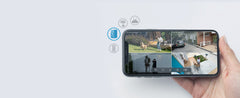 Wireless WiFi Surveillance Camera with Battery Night Vision,Colour and AI & PIR Motion Detection,Outdoor/Indoor