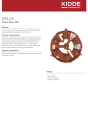 Ziton SPB-2R Red Pluggable Base